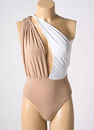 Costum de baie dintr-o singură piesă maro LUZ femeie