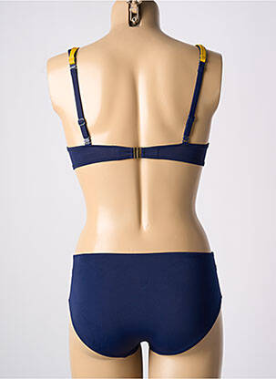 Costum de baie din două piese elasticitate top sutien push-up albastru MARIE JO femeie