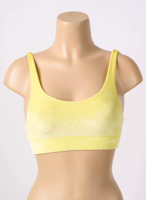 Sutien de costum de baie galben OFF DUTY BEACH CLUB femeie