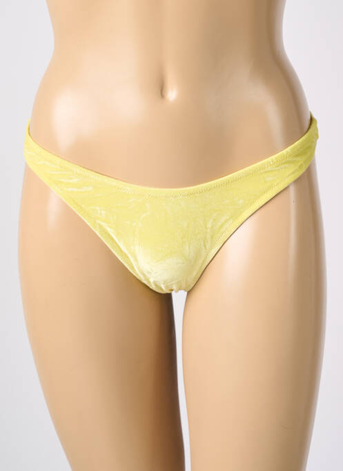 Chiloți de baie galben OFF DUTY BEACH CLUB femeie