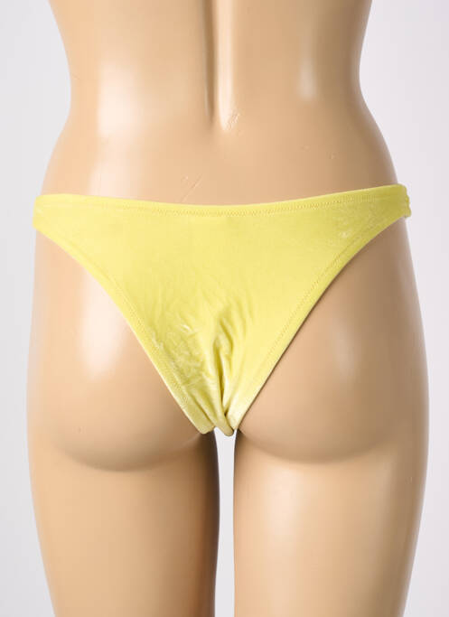 Chiloți de baie galben OFF DUTY BEACH CLUB femeie