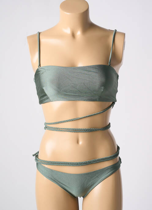 Costum de baie din două piese verde BELLES DES PINS femeie