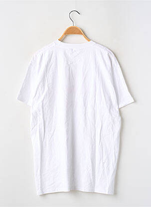 Tricou serigrafie flockată mâneci scurte alb LE BOUCLARD femeie