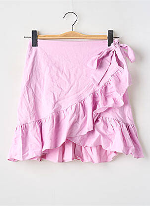 Fustă scurtă roz LOAVIES femeie