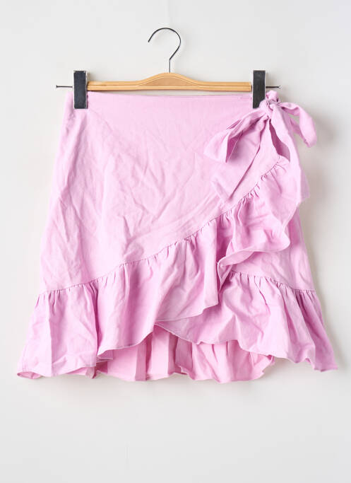 Fustă scurtă roz LOAVIES femeie