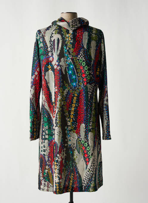 Rochie midi gri MALOKA femeie