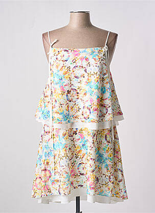 Rochie midi alb GIA VENTOLA femeie