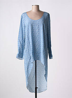 Tunică mâneci lungi albastru GIA VENTOLA femeie