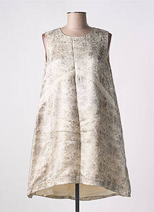 Tunică fără mâneci bej GIA VENTOLA femeie