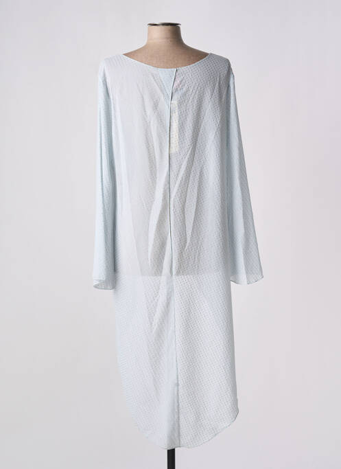 Tunică mâneci lungi imprimeu fantezie albastru GIA VENTOLA femme