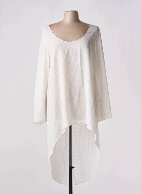 Tunică mâneci lungi alb GIA VENTOLA femeie