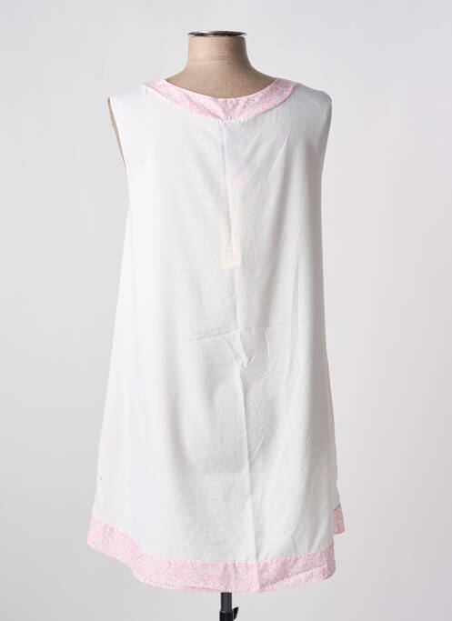 Tunică fără mâneci alb GIA VENTOLA femeie