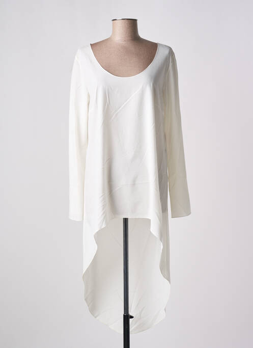 Tunică mâneci lungi alb GIA VENTOLA femeie