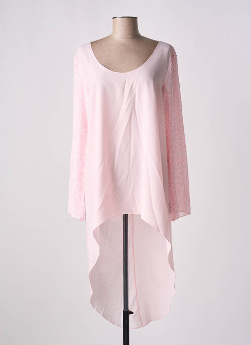 Tunică mâneci lungi roz GIA VENTOLA femeie