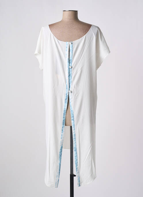 Tunică mâneci scurte alb GIA VENTOLA femeie