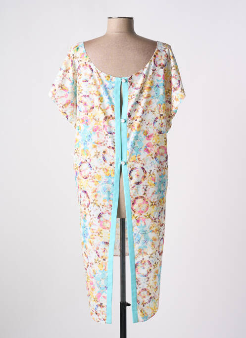 Tunică mâneci scurte galben GIA VENTOLA femeie