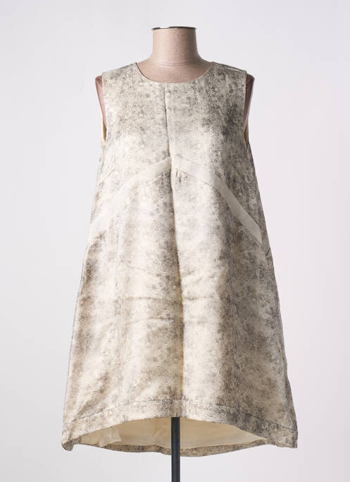 Tunică fără mâneci bej GIA VENTOLA femeie