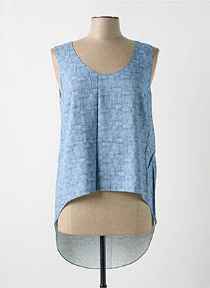 Top albastru GIA VENTOLA femeie