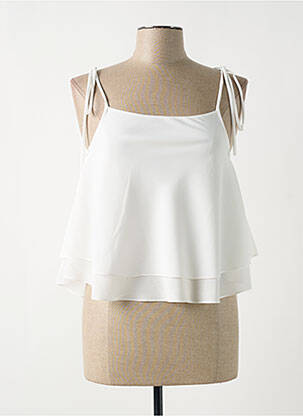 Top alb GIA VENTOLA femeie