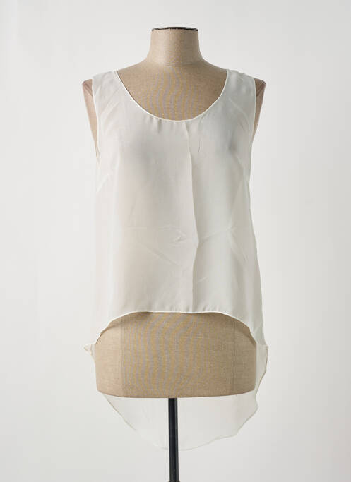 Top alb GIA VENTOLA femeie