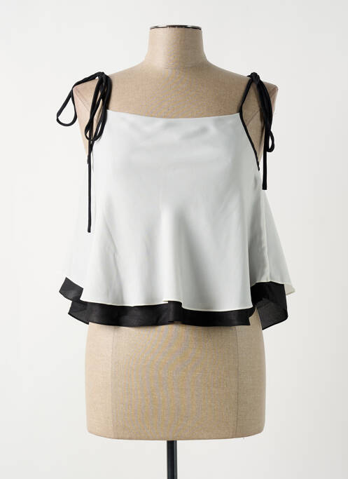 Top alb GIA VENTOLA femeie