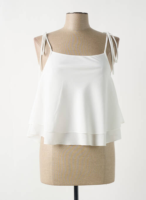 Top alb GIA VENTOLA femeie