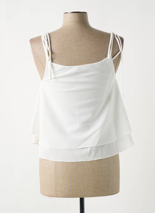 Top alb GIA VENTOLA femeie