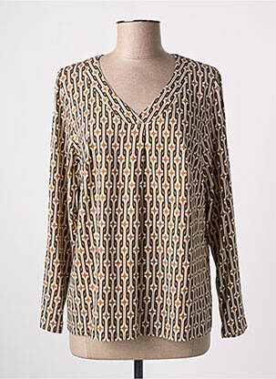 Tricou bej FRANCE RIVOIRE femeie