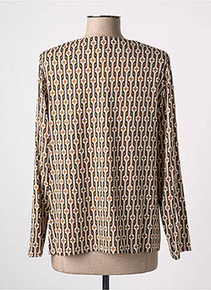 Tricou mâneci lungi mâneci lungi bej FRANCE RIVOIRE femeie