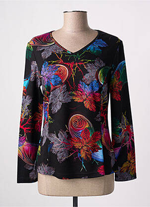 Tricou negru FRANCE RIVOIRE femeie