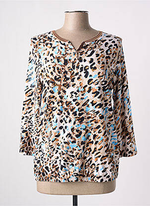 Tricou mâneci 3/4 mâneci 3/4 bej RABE femeie