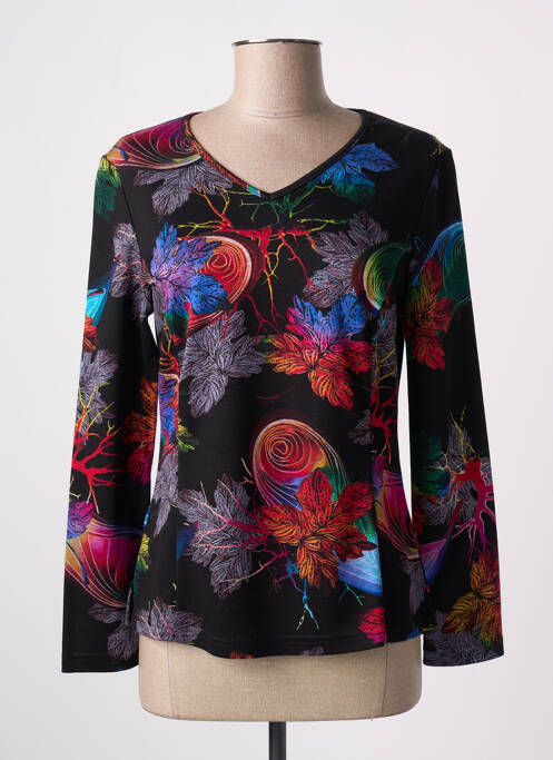 Tricou negru FRANCE RIVOIRE femeie