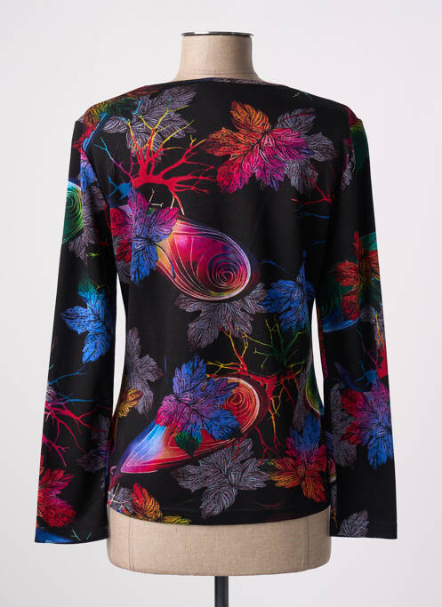 Tricou negru FRANCE RIVOIRE femeie