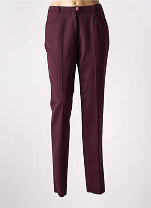 Pantalon slim talie înaltă talie înaltă violet CHRISTIAN MARRY femeie