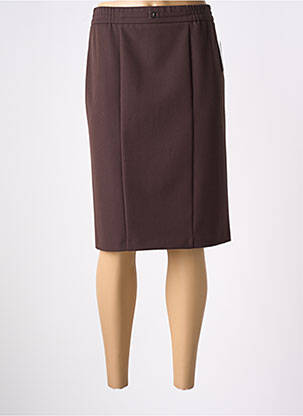 Fustă midi maro FRANK WALDER femeie