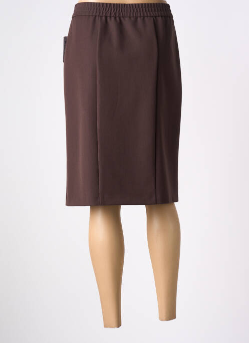 Fustă midi maro FRANK WALDER femeie