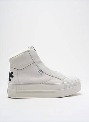 Adidași platformă toc de 4 la 6 cm gri BUFFALO femeie
