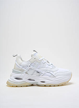 Adidași toc platformă toc de 4 la 6 cm alb BUFFALO femme