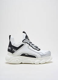 Adidași material neted toc de 4 la 6 cm argintiu BUFFALO femme
