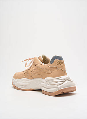 Adidași material neted toc de 4 la 6 cm bej BUFFALO femeie