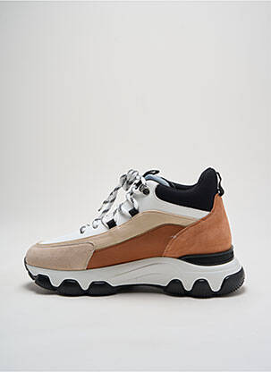 Adidași toc platformă toc de 4 la 6 cm bej HOGAN femeie