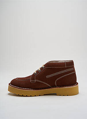 Botine/ghete nubuc toc mic maro KICKERS bărbat