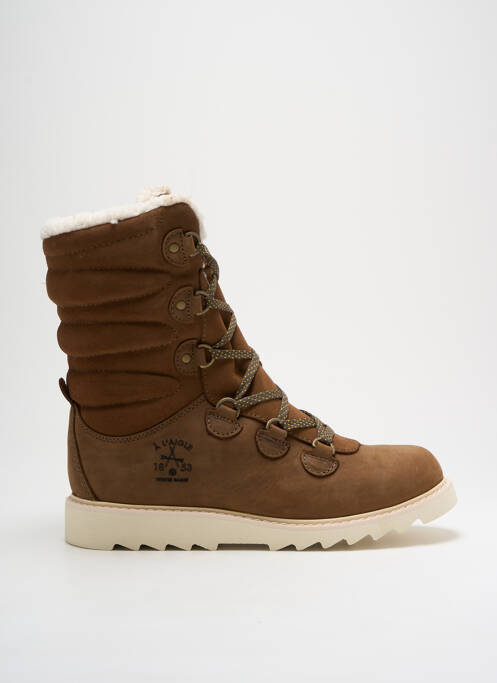 Botine/Ghete maro AIGLE femeie