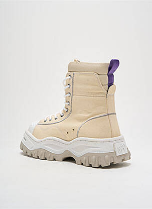 Adidași toc platformă toc de 4 la 6 cm bej EYTYS femeie