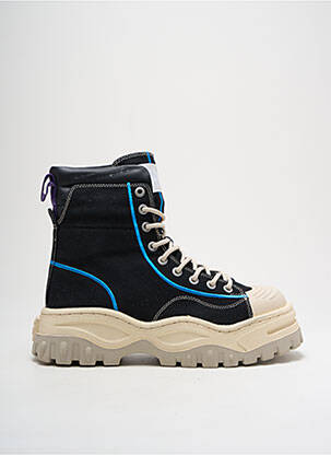 Adidași toc platformă toc de 4 la 6 cm negru EYTYS femeie