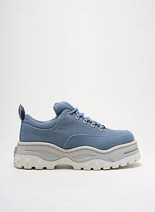Adidași vârf rotund toc de 4 la 6 cm albastru EYTYS femeie