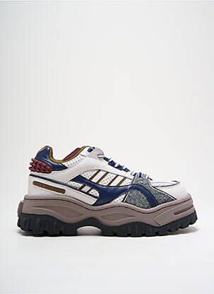 Adidași material neted toc de 4 la 6 cm alb EYTYS femeie