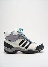 Adidași țesătură satinată toc de 4 la 6 cm alb ADIDAS femme