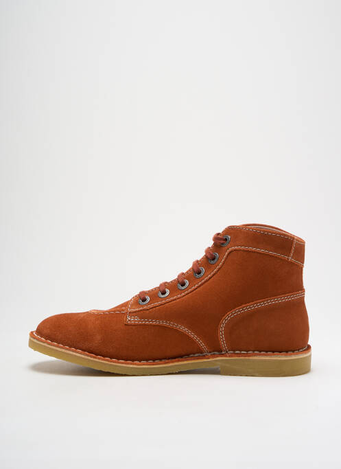 Botine/Ghete maro KICKERS femeie