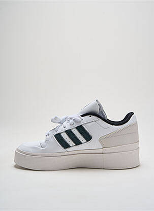Adidași vârf rotund toc de 4 la 6 cm alb ADIDAS femeie